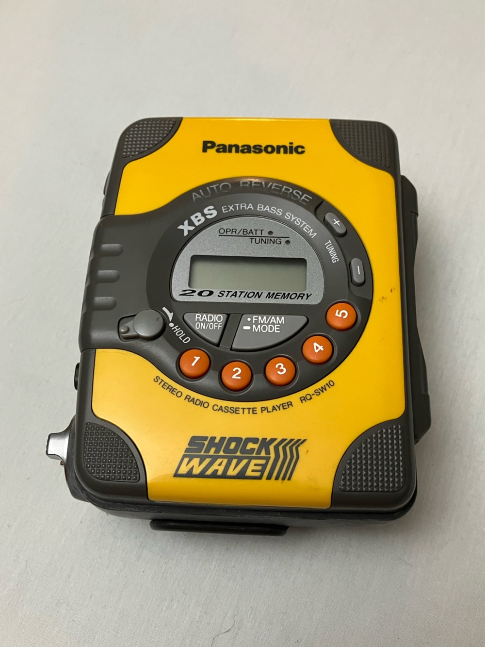 Vintage Panasonic RQ-SW10 Stereo Radio Cassette Tape Player Shock Wave